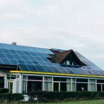 house with solar panels on the roof